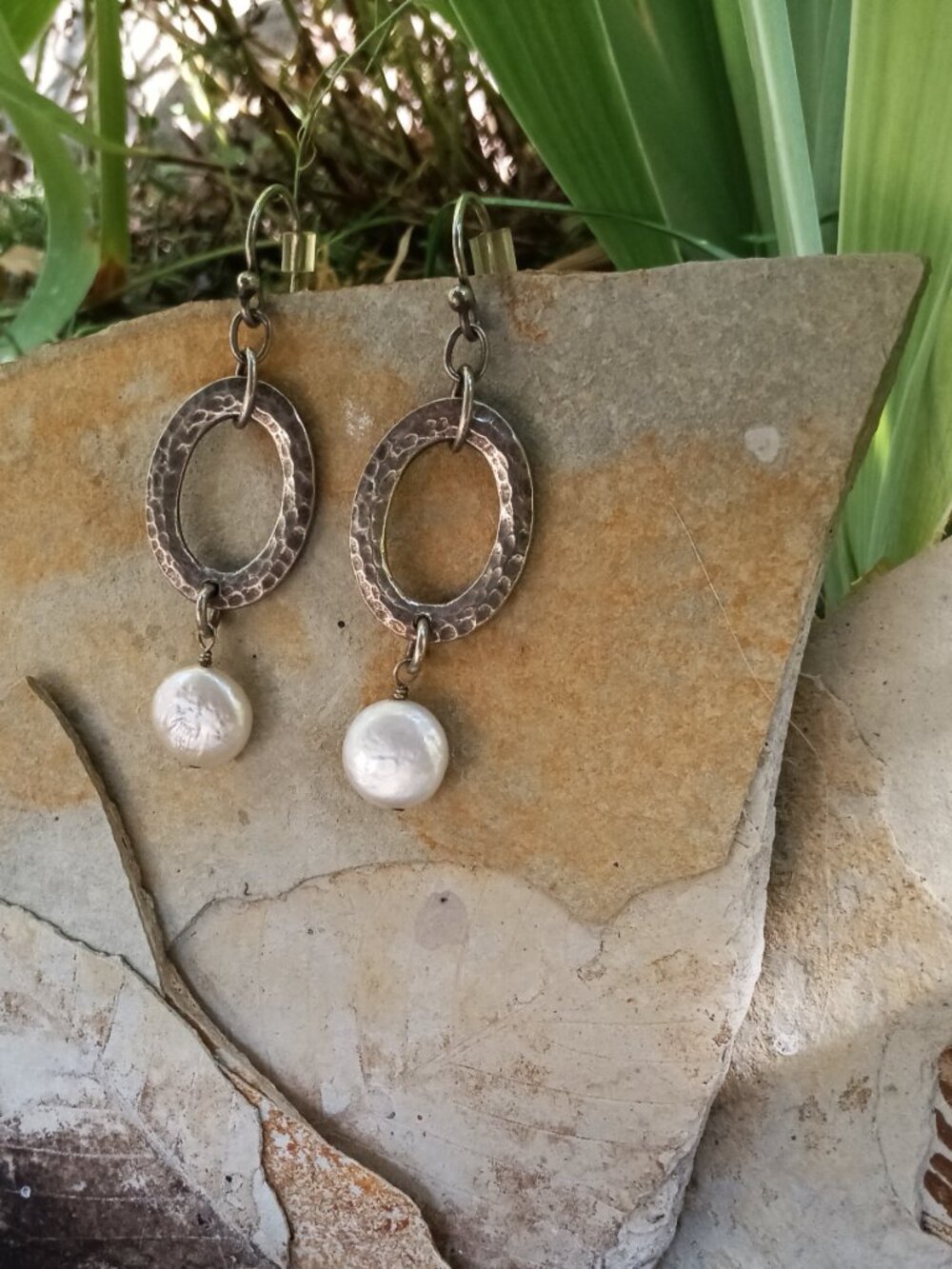 Silpada Sterling & Freshwater Pearl Earrings - Picture 2 of 6